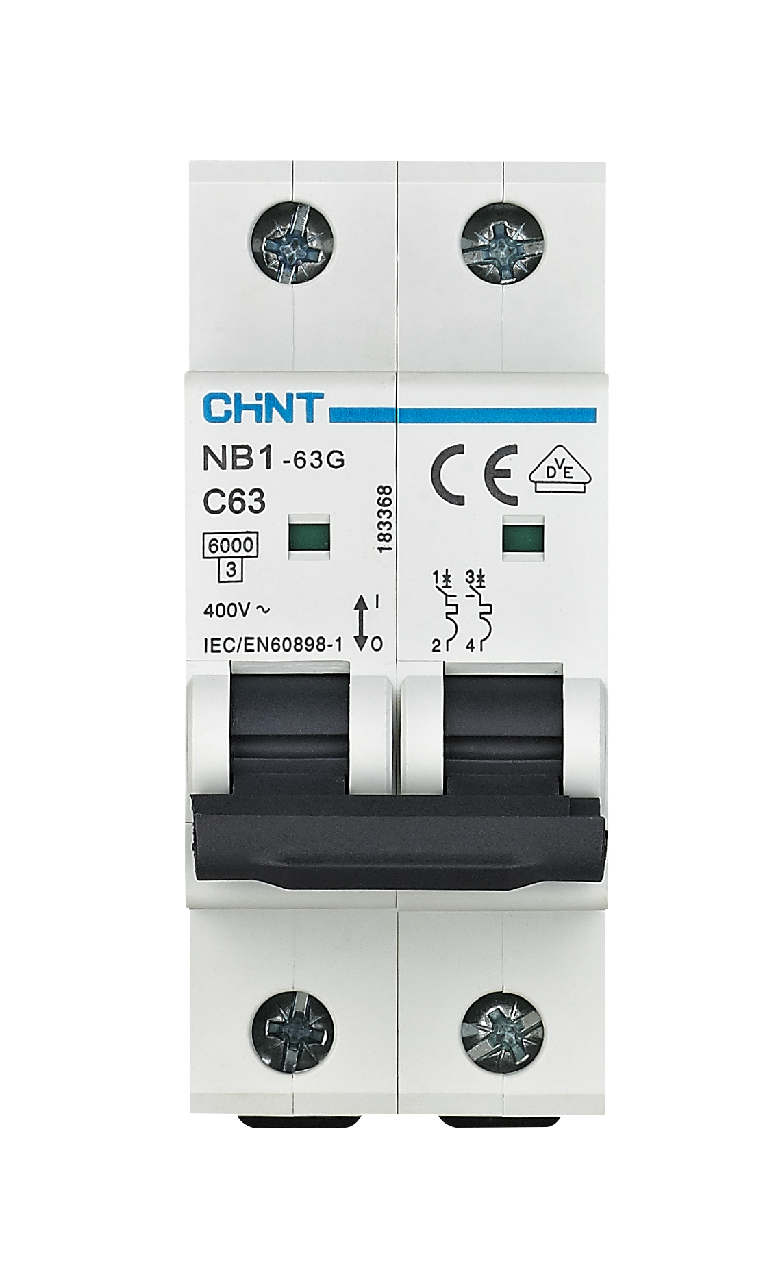 NB1-63G  C63 2P-MCB-Front